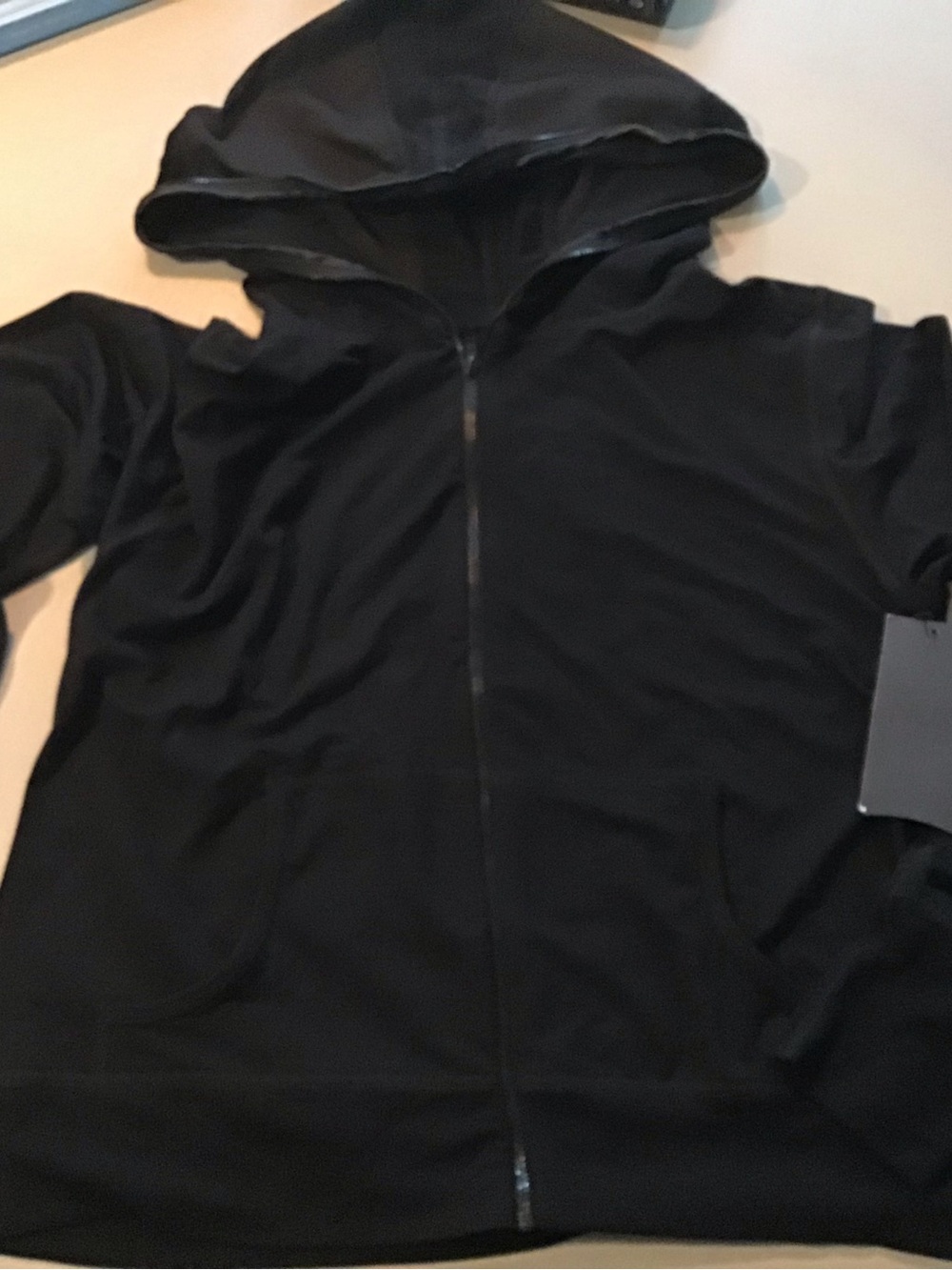 NUX Black Women's Full-Zip Hooded Sweatshirt
